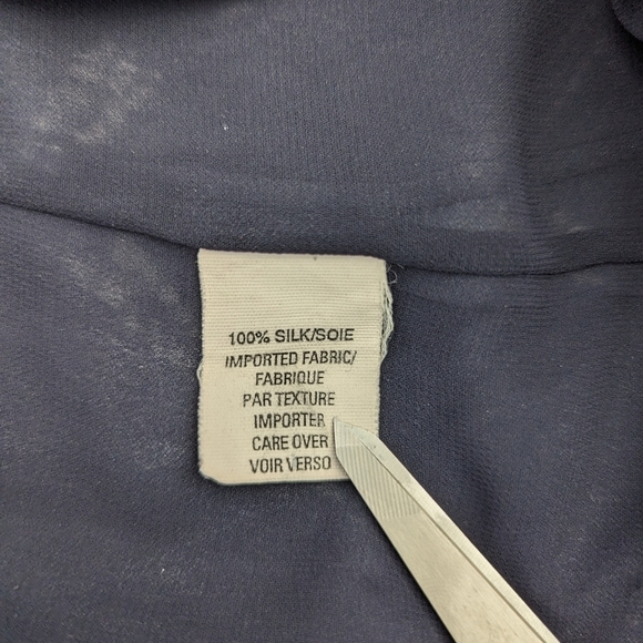 ANNE Klein abstract print sleeveless silk dress size 8 - Picture 8 of 13